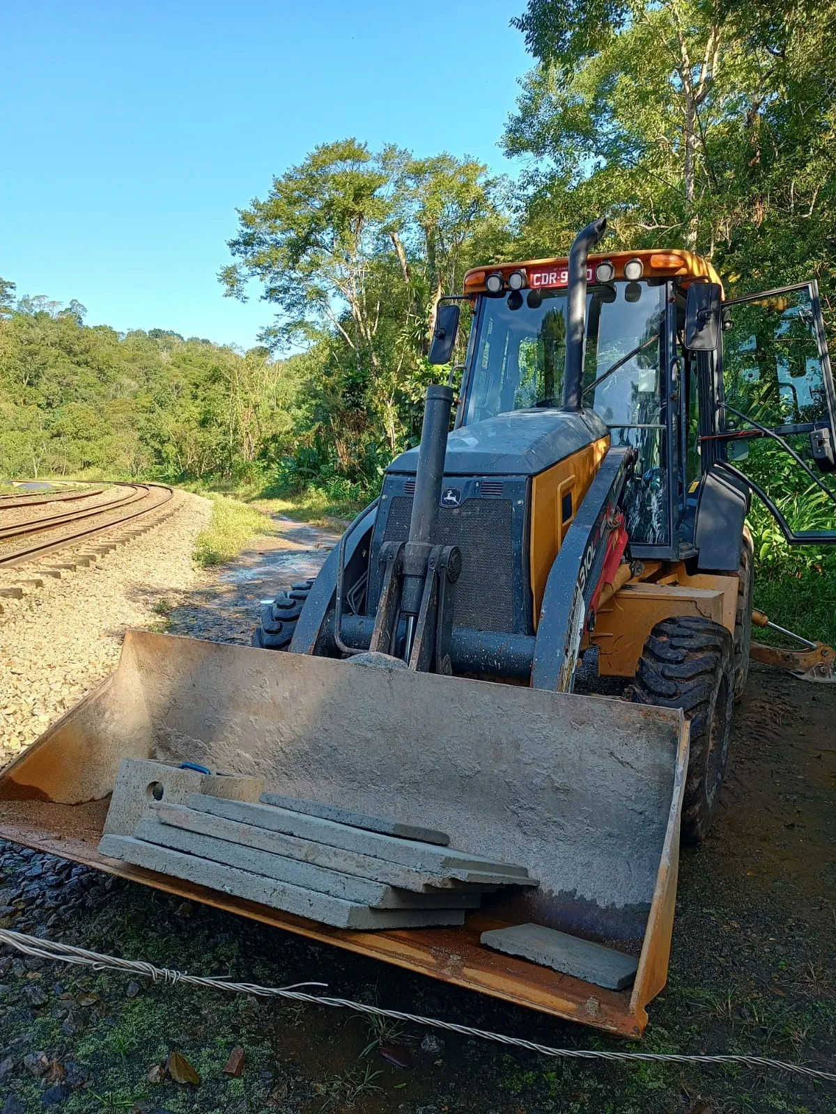 Serviços de terraplenagem para ferrovias